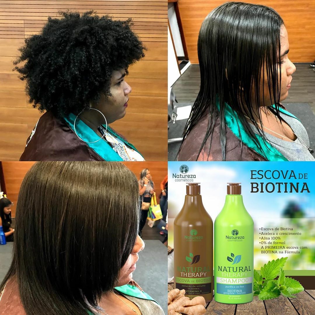 Treatment Keratin Natureza Cosmetics Tannin and Biotin 100% Organic 2×33.8oz