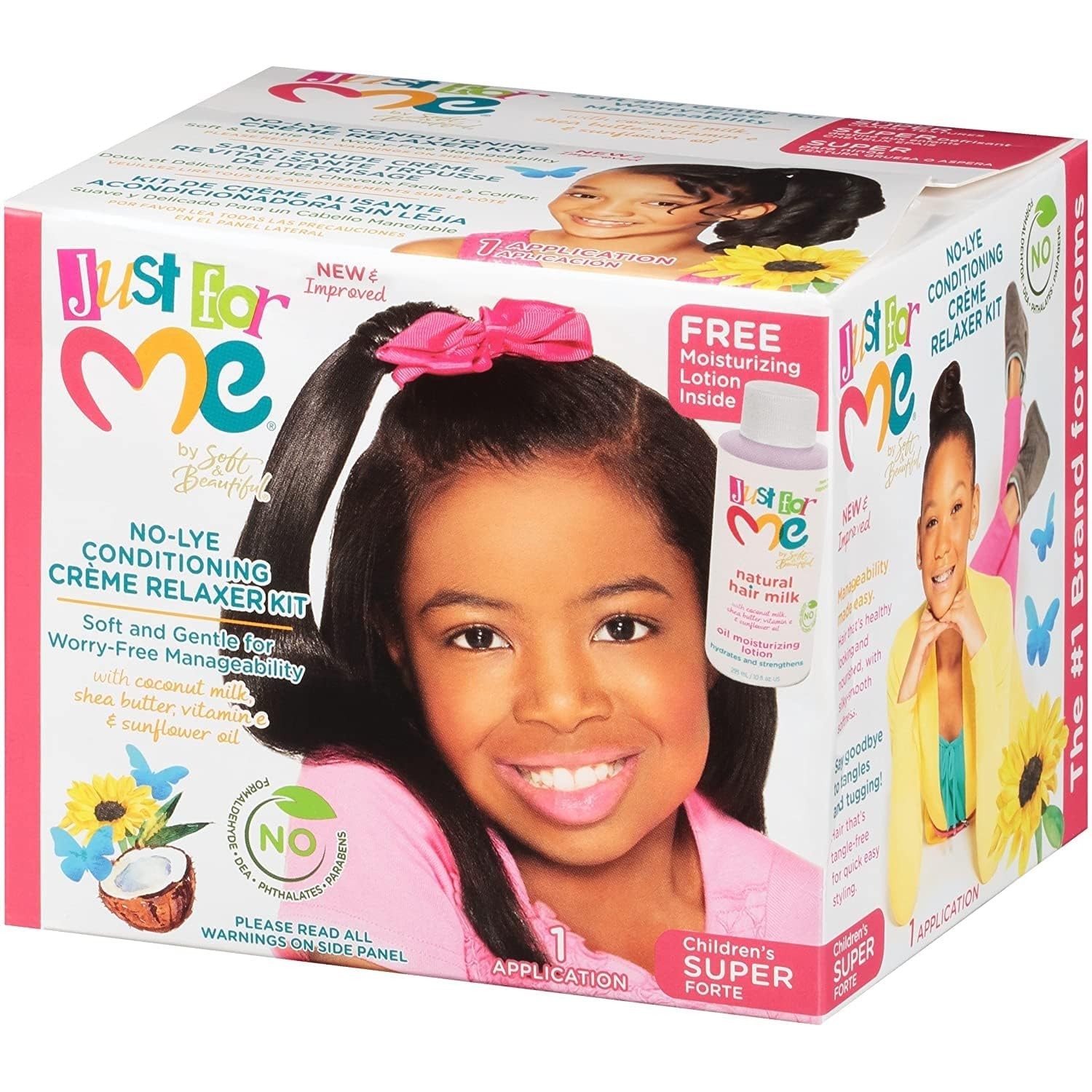 Just for Me No-Lye Conditioning Creme Relaxer Kit-Children’s Super