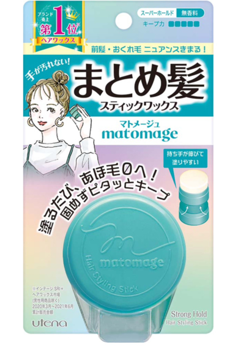 Japanese Cosme Utena Matomage Hair Styling Stick 13g Stronghold Japan