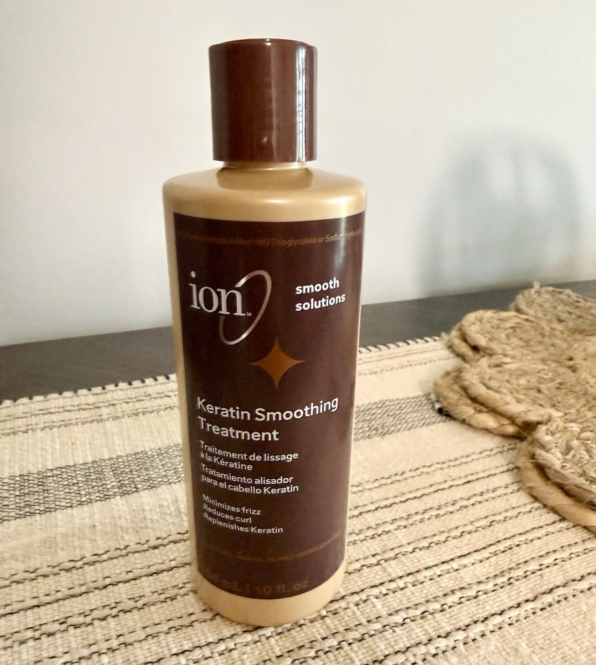 ion Smooth Solutions Keratin Treatment Smoothing Anti-Frizz 10 oz