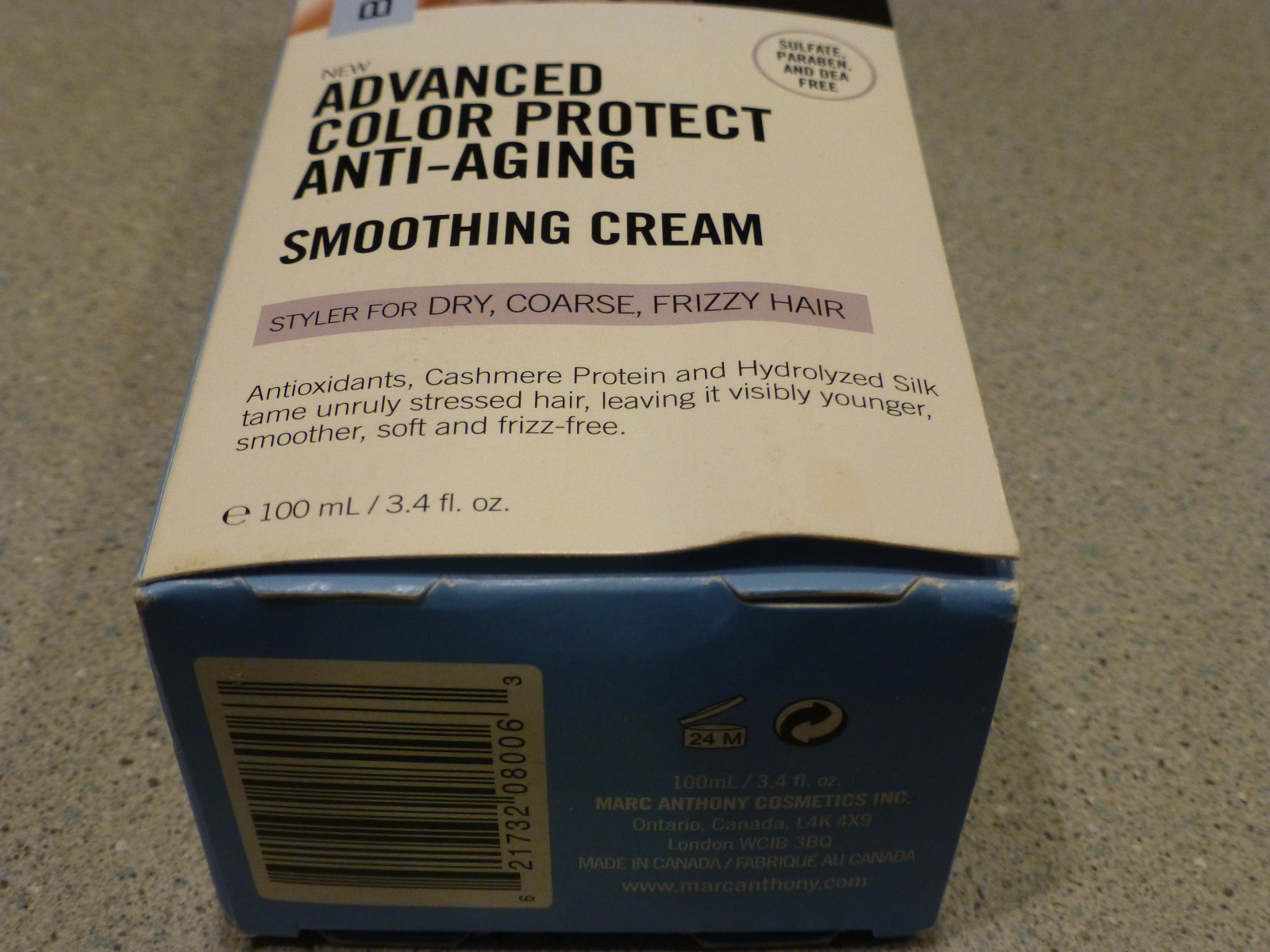 MARC ANTHONY BE AGELESS Advanced Color Protect Anti-Aging Smoothing Cream