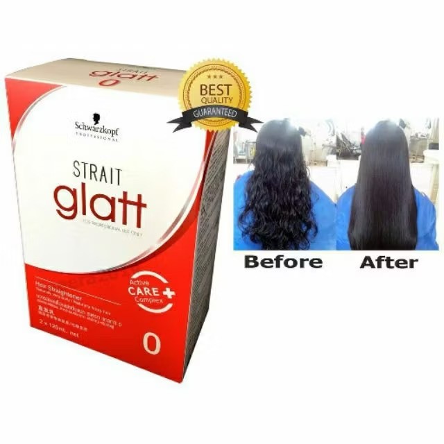 Glatt Strait Schwarzkopf Hair Straightener Cream Professional Styling No.0