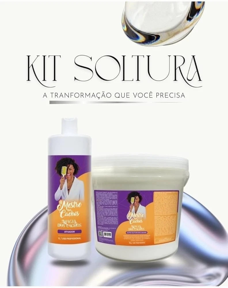 Soltura Magic of Curls Kit – Super Cream 2kg + Lotion 1L – Professional Texturiz