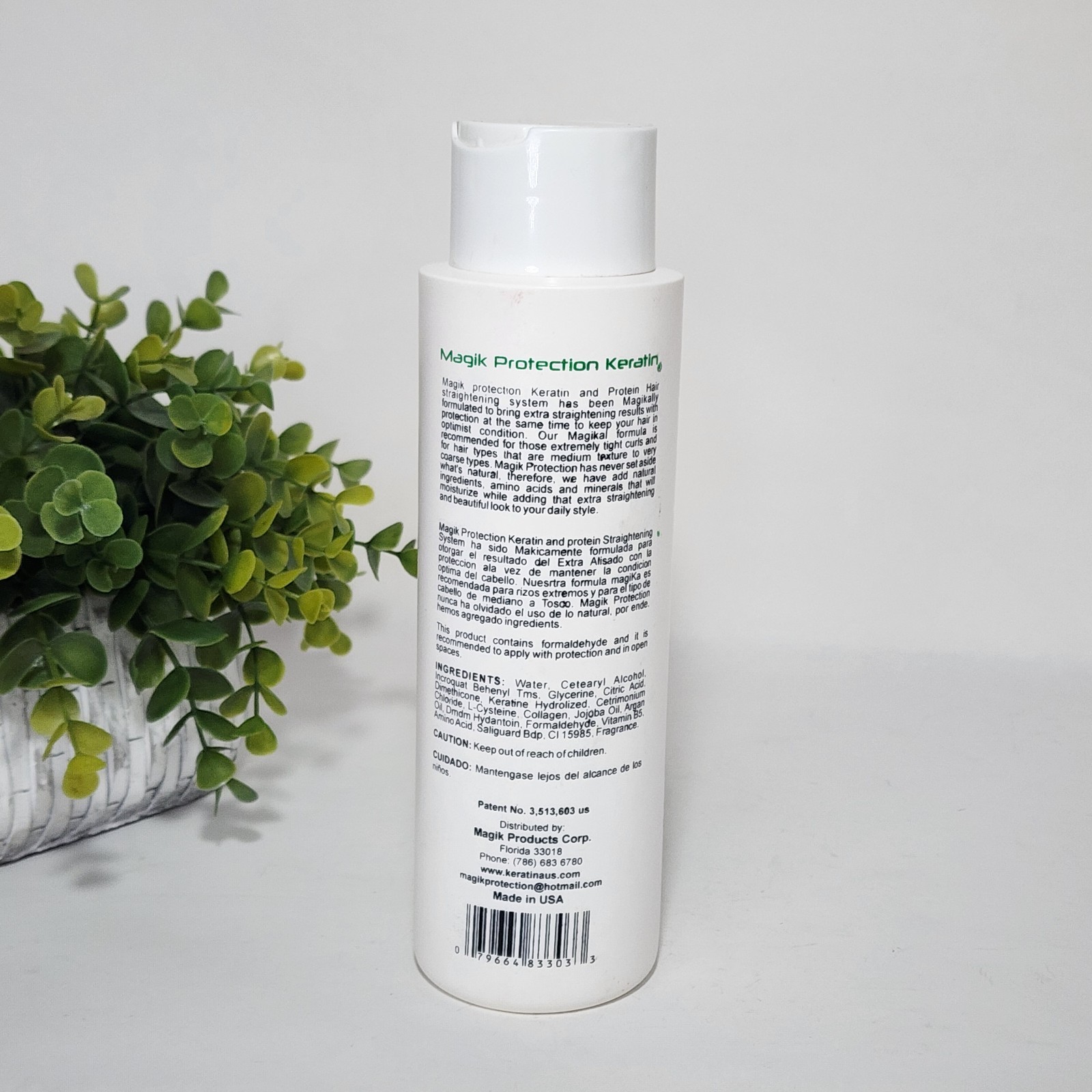 Magik Protection Keratin Protein Hair Straightening Treatment