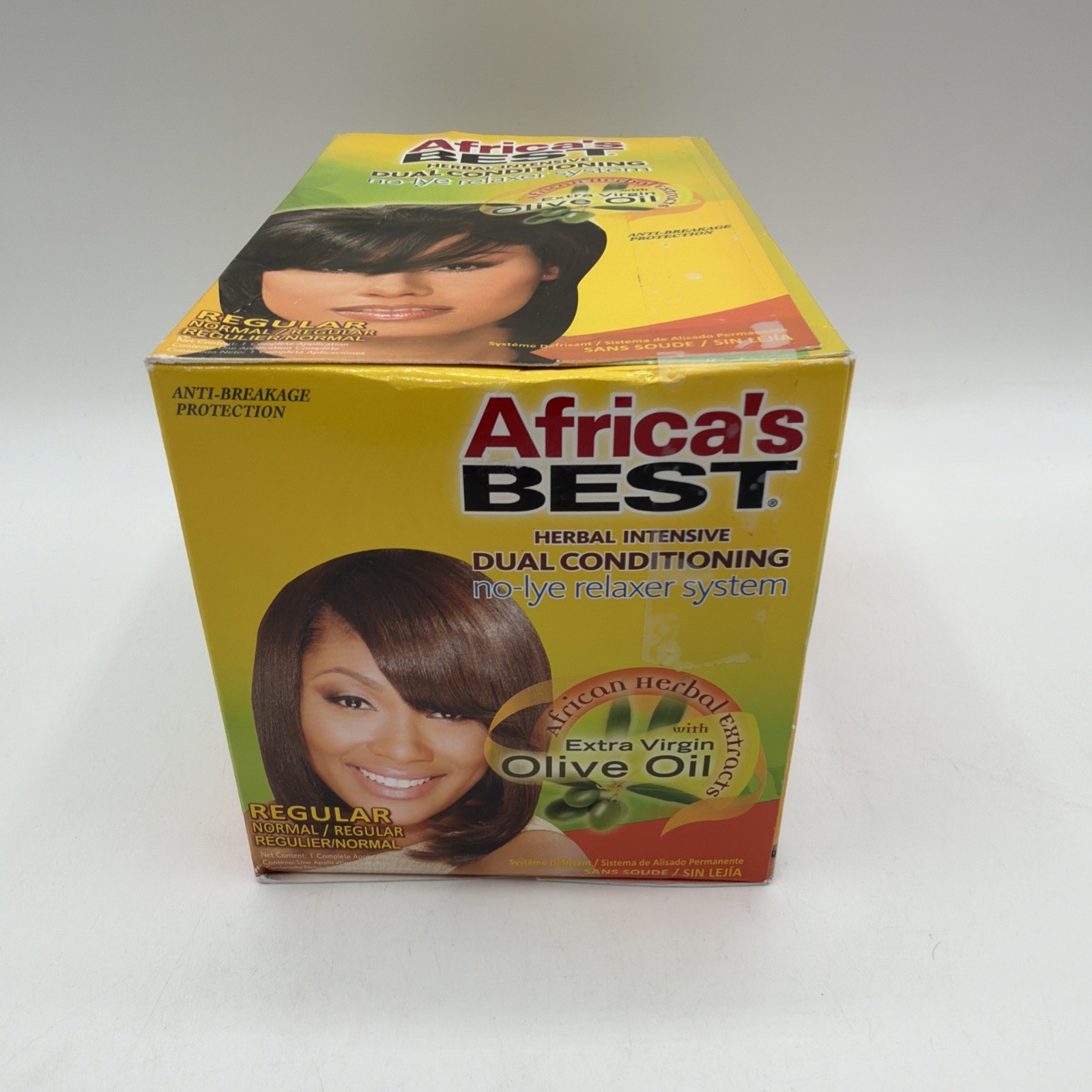 Africas Best Hair Black Relaxer Perm Salon Color Tint Dye Translucent Woman Man