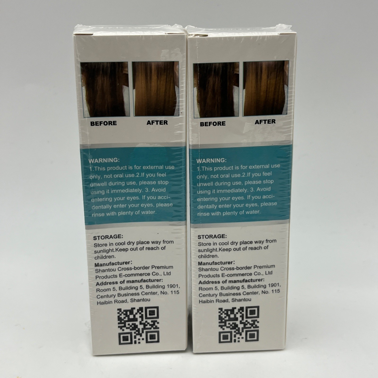 Lot of 2 Protein Correcting Hair Straightening Cream Straight 60ml 2.03oz