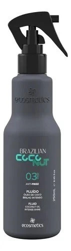 Ecosmetics Brazilian Coconut Anti Frizz Hair Treatment Kit 3 Step