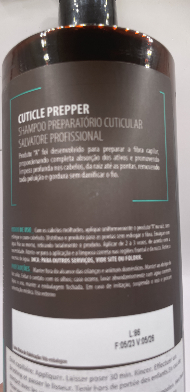 Brazilian Hair Treatment Kit 1L Salvatore Shampoo Tanino Therapy Cuticle Prepper