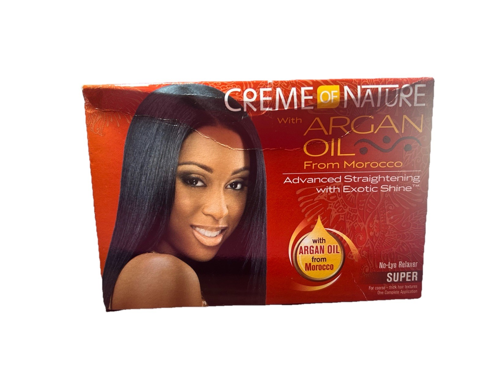 Creme Of Nature With Argan Oil Relaxer- SUPER Advanced Straightening 1 Box New