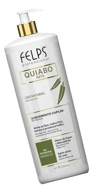 Felps Okra Xbtx Anti-Frizz Mask 1L / Kit with 2 Units / Felps Professional