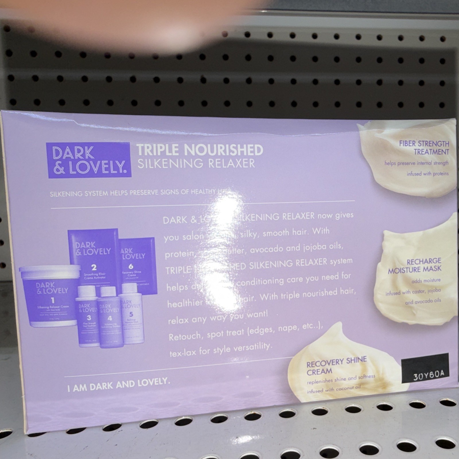 Dark & Lovely Triple Nourished No-Lye Cream Relaxer with Shea & Avocado