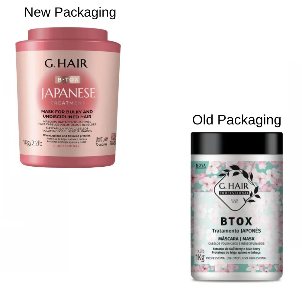 G Hair GHair Btox Japanese Treatment Mask Brazilian Keratin 1Kg
