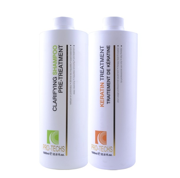 PRO-TECHS KERATIN FORMALDEHYDE FREE LAVENDER/WATER for All hair types 33.8 oz/1L