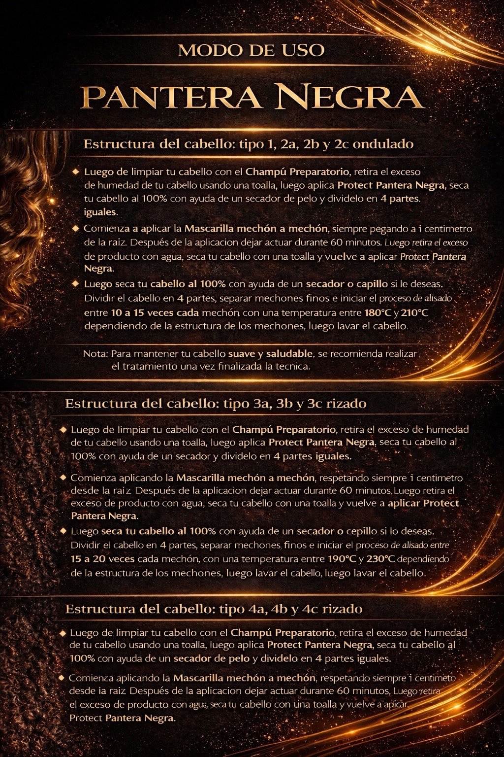 Keratina Brasileña Pantera Negra Black Panter Hair Treatment 1L