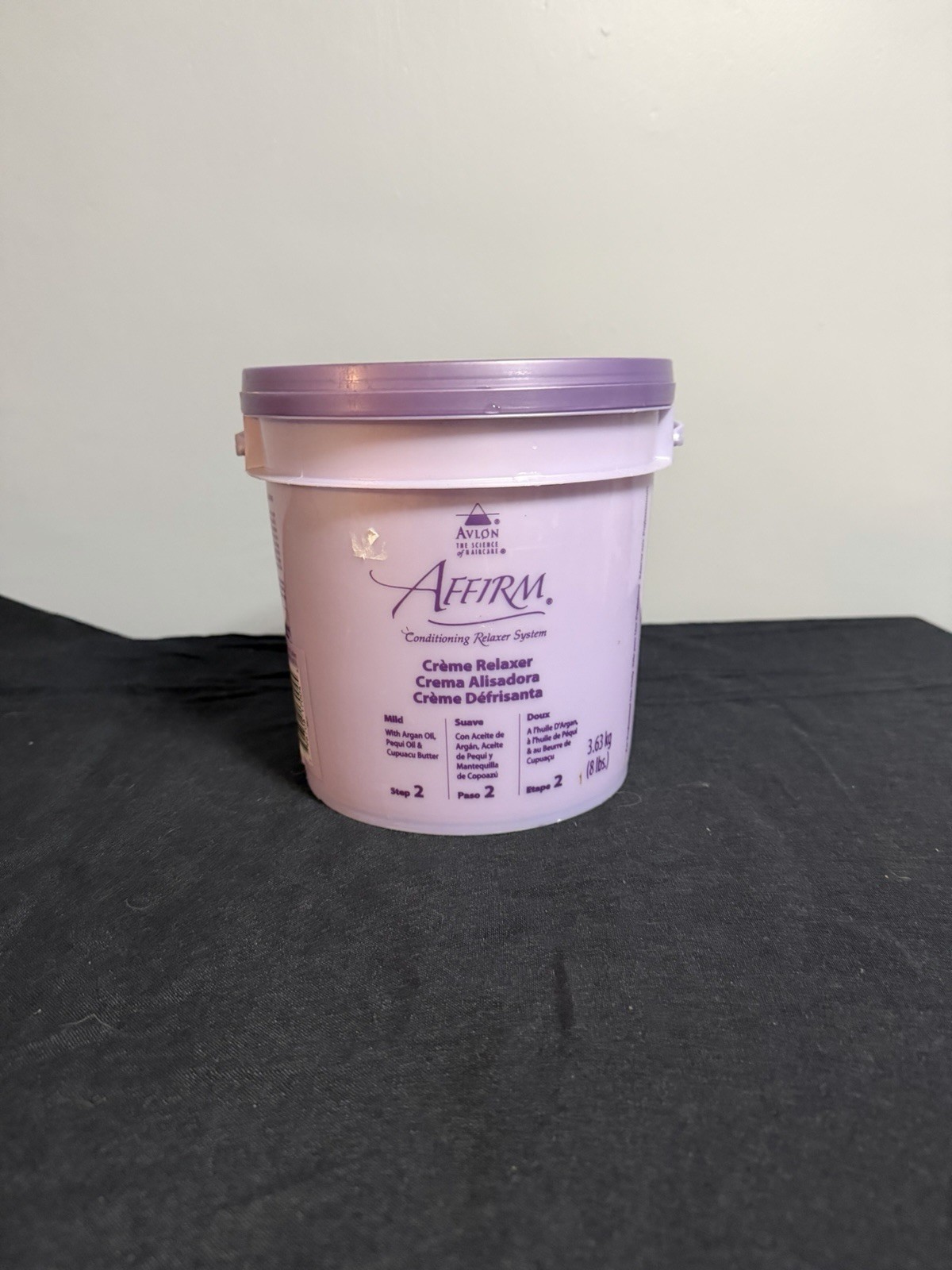 Avlon AFFIRM MILD Argan oil infused Cream Relaxer (step 2) 8lb New Tub