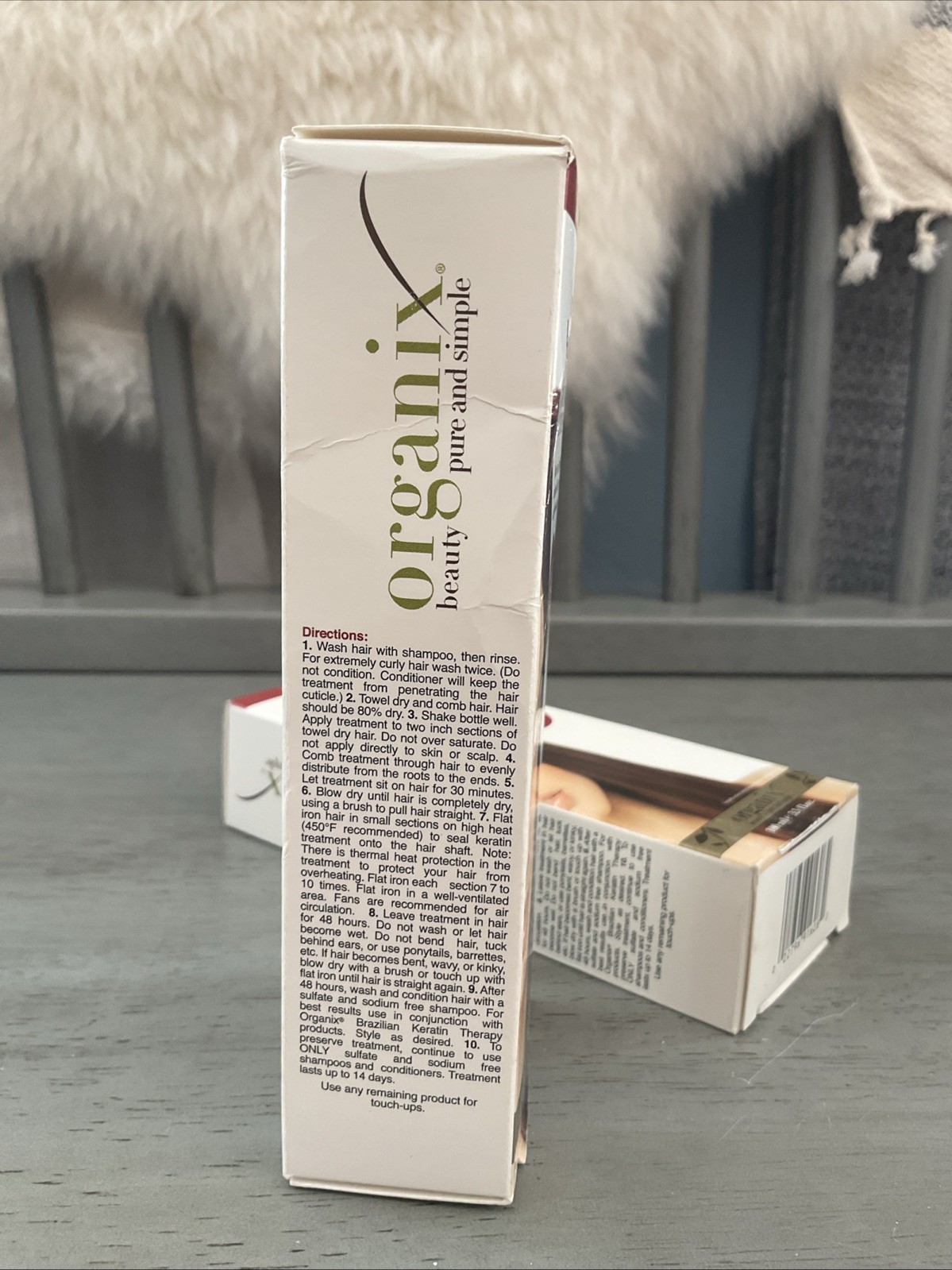2 Organix OGX Ever Straight Brazilian Keratin Therapy 14 Day Smoothing Treatment
