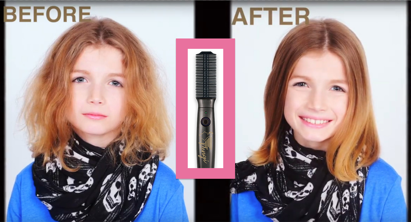 NO BURN Professional Hair Styling and Straightening Iron- Dengi Global