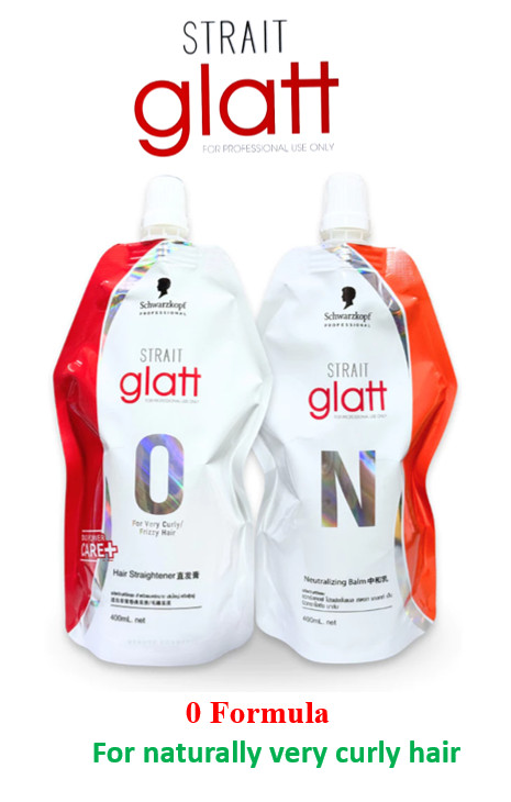 Schwarzkopf Glatt 0 Hair Straightening Naturally Frizzy Rebonding Cream 400ml