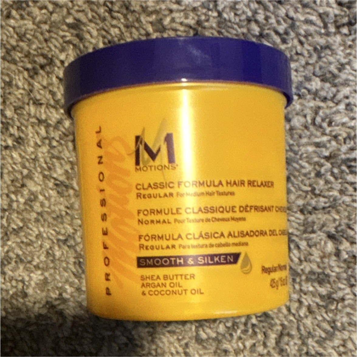 Motions Classic Hair Relaxer Smooth & Silken Shea Butter Argan Oil 15 oz