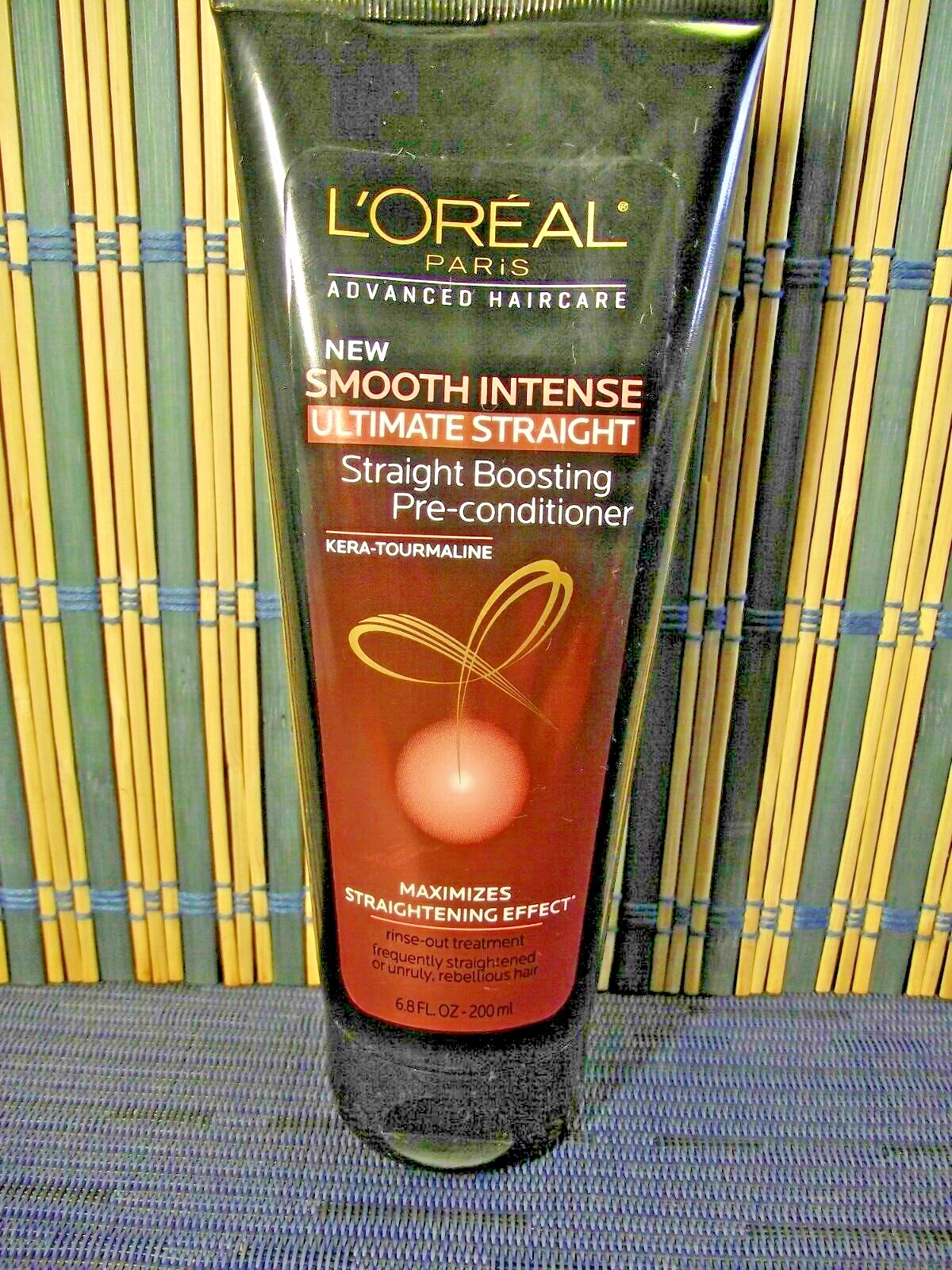 2 New Loreal Smooth Intense Ultimate Straight Boosting Pre Conditioner 6.8 oz