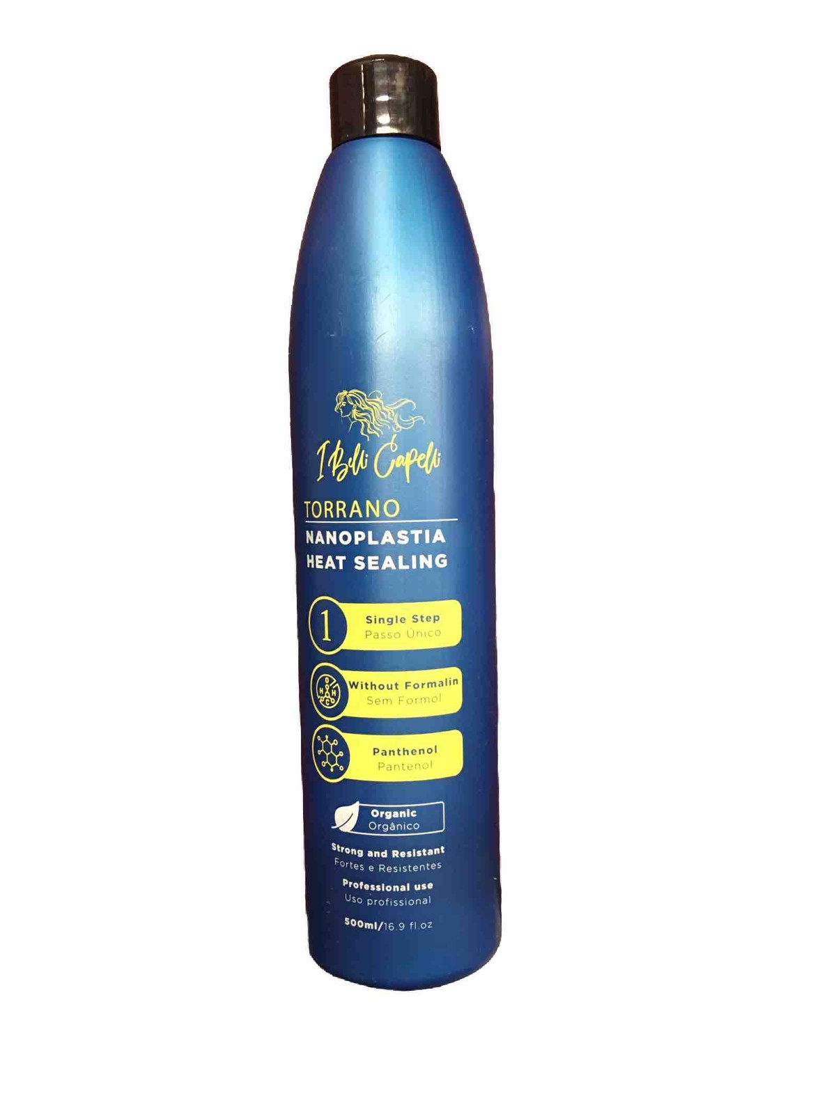 I Belli Capelli Torrano Nanoplastia Heat Sealing 16.9oz Strengthen Hair No Cap