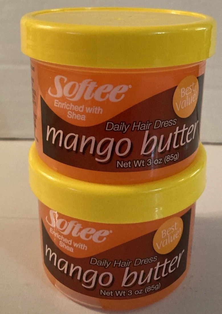 new 2 Softee Enriched w/ Shea Mango Butter Hair & Scalp Treatment 3oz Ea