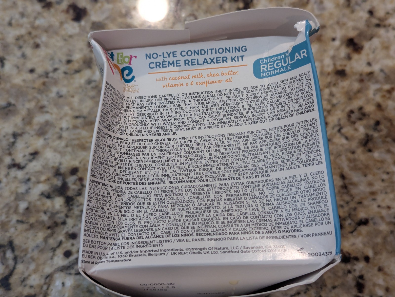 Just For Me Children’s No-Lye Conditioning Crème Relaxer Kit