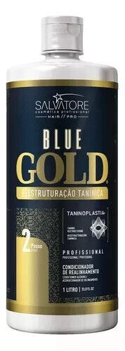 Salvatore Blue Gold System Tannin Hair Restructuring Treatment Kit 2x1L