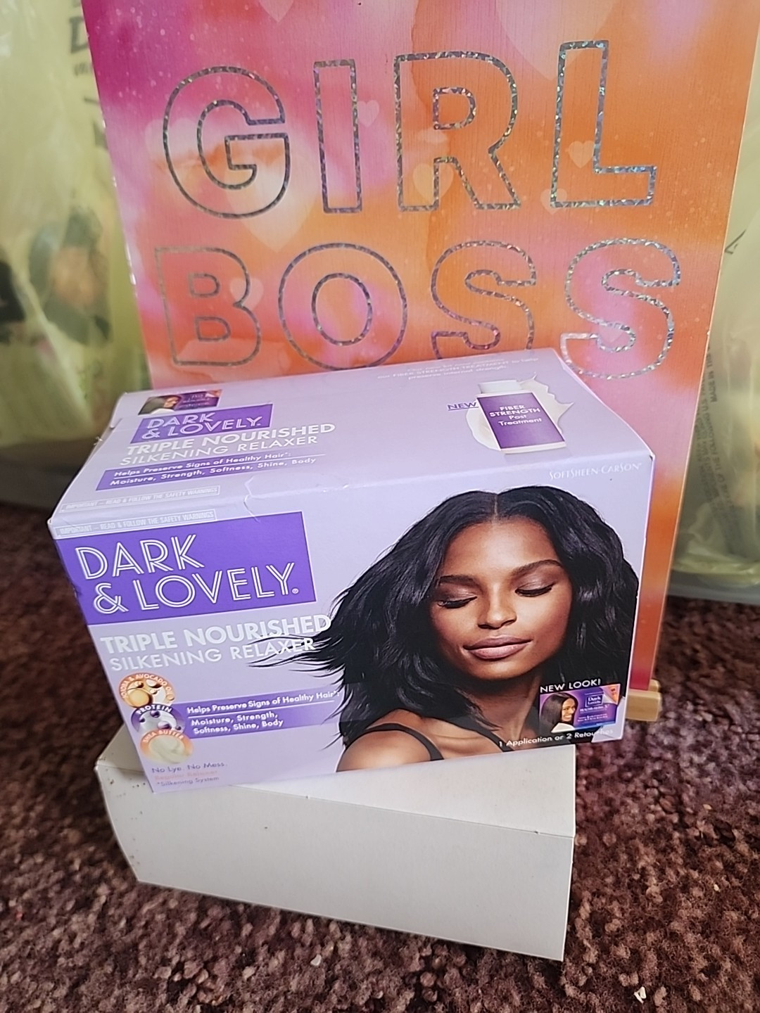 Dark & Lovely Triple Nourished Silkening Relaxer Moisture No-Lye