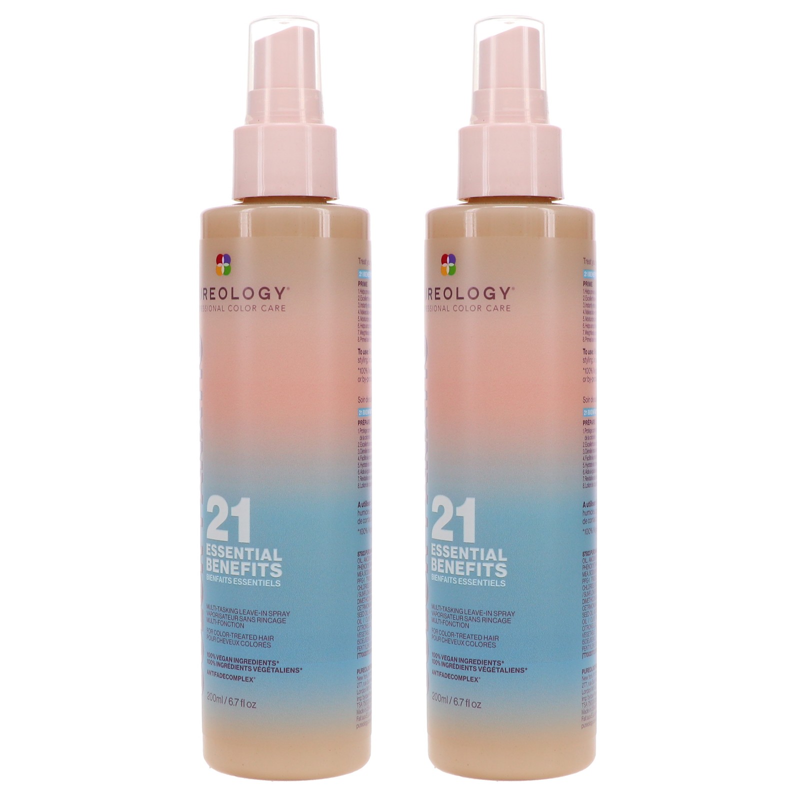 Pureology Color Fanatic 21 Essential Benefits Multi-Tasking Leave-In Spray 6.7