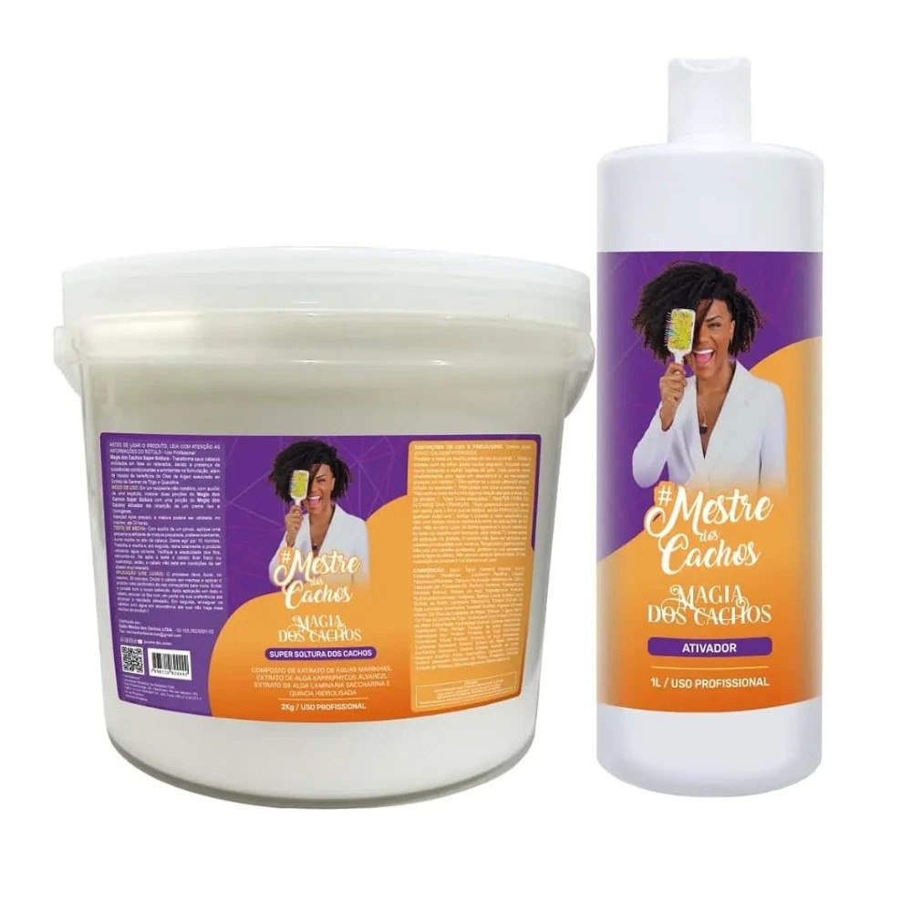 Magic of Curls Super Soltura Kit 2Kg Cream + 1L Activating Lotion