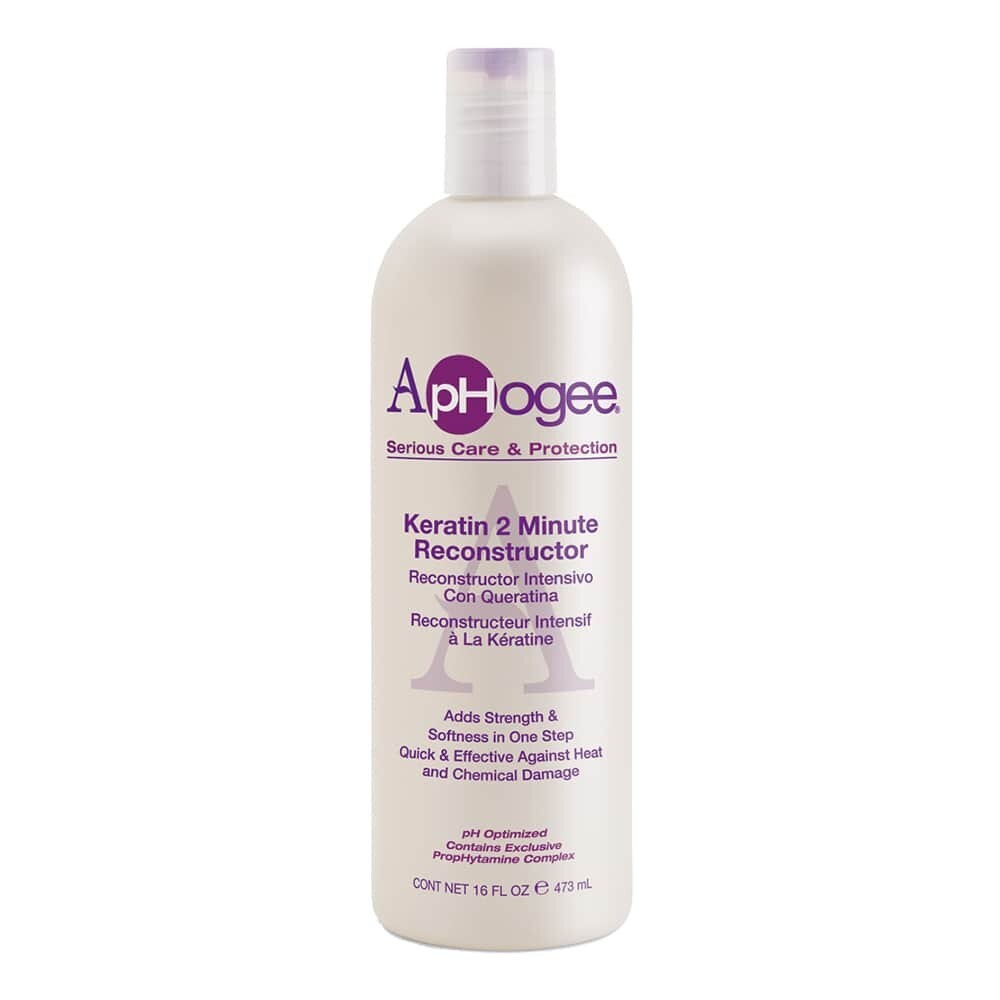 Aphogee Keratin 2 Minute Reconstructor for Damaged Hair 16oz