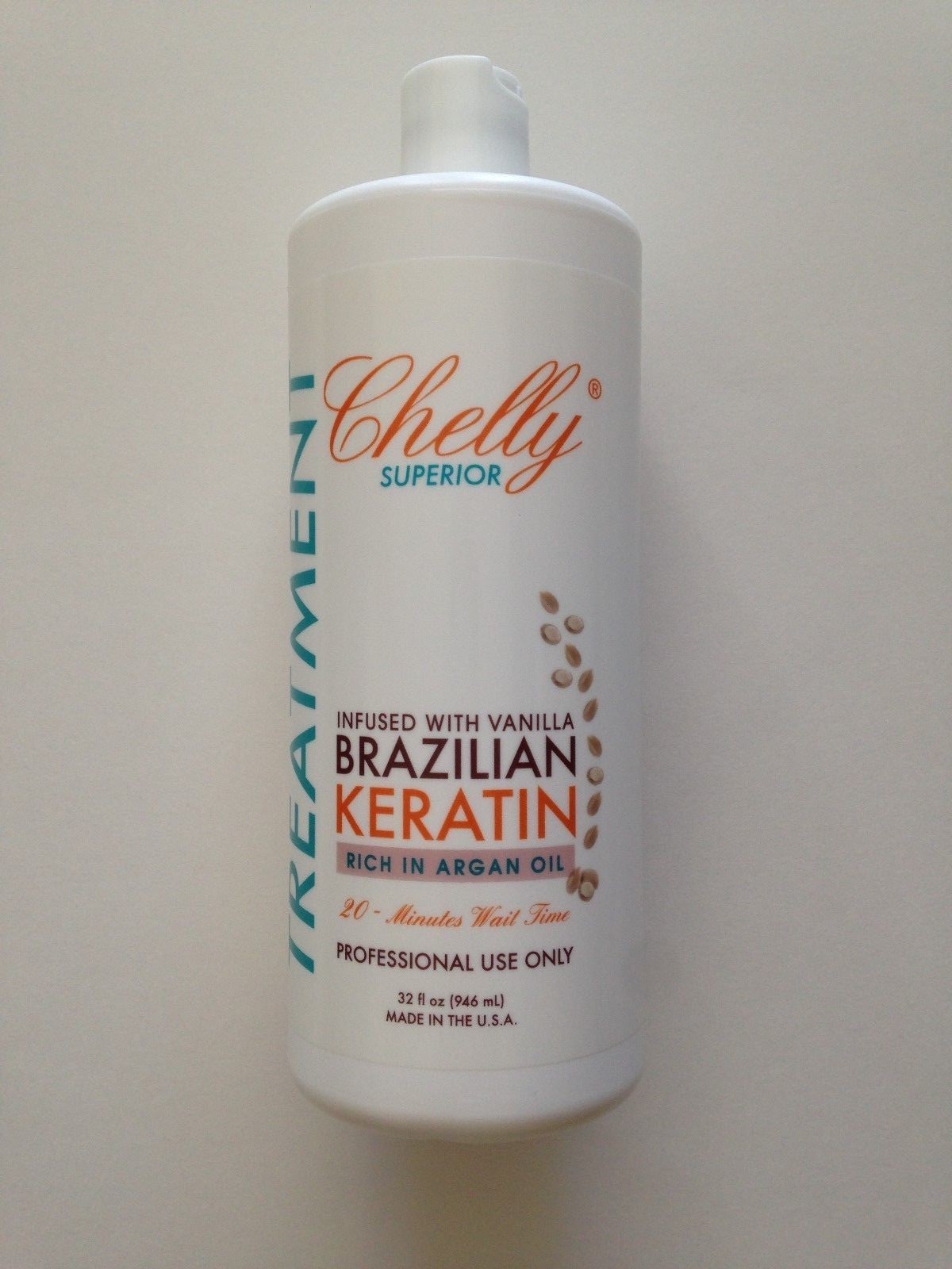 CHELLY BRAZILIAN KERATIN Treatment Infused with Vanilla 32oz. Made in USA.”Pick”