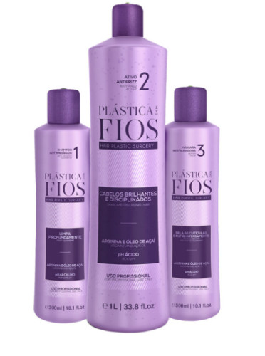 Plastica dos Fios Cadiveu Step 2 1000mi,step 1 and 3 300mi with seal of authenti