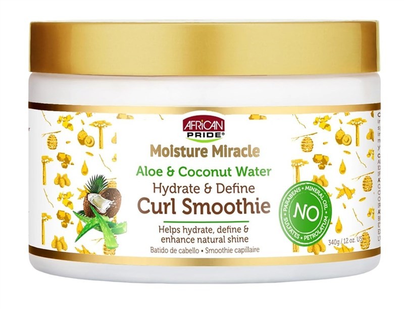 African Pride Curl Smoothie Aloe & Coconut Water 12 Ounce