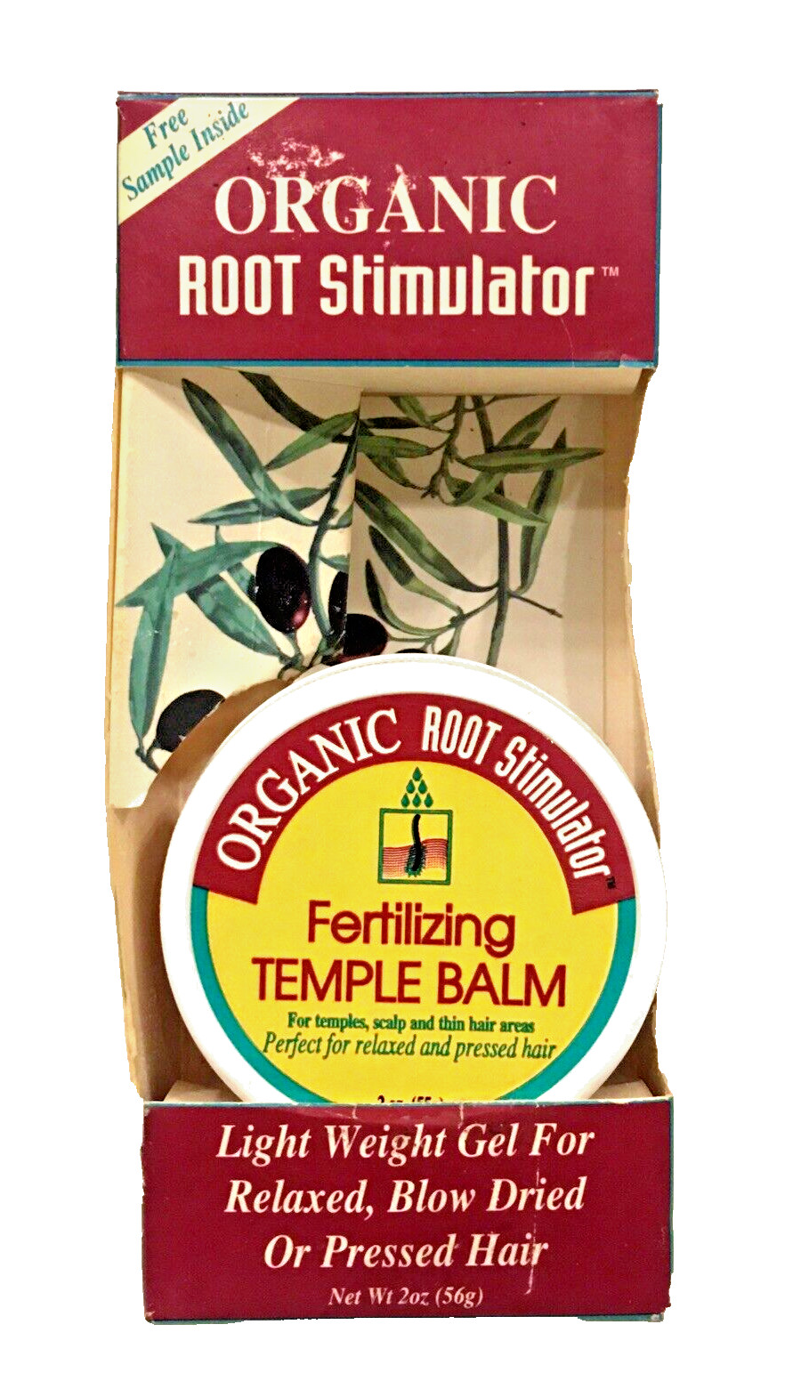 ORS Organic Root Stimulator Hair Restore Fertilizing Temple Balm 2 oz