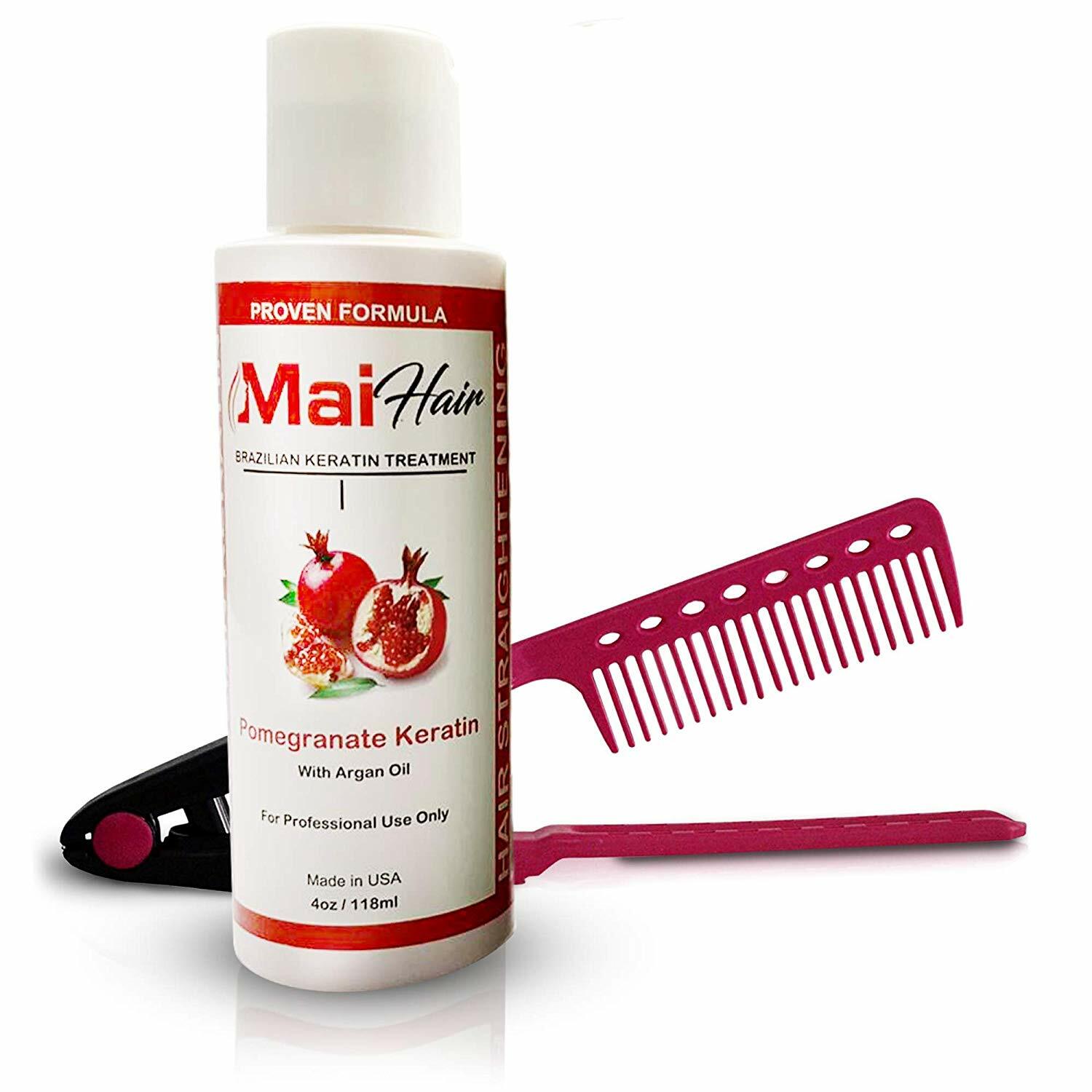 Complex Hair Brazilian Keratin Treatment 4oz/120ml w/Free Comb Amazing Results