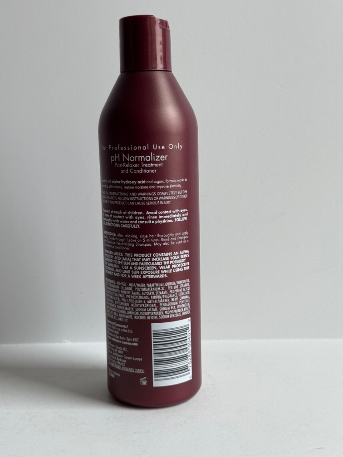 1 Softsheen Carson Optimum Smooth pH Normalizer Post Relaxer Treatment/16.9oz