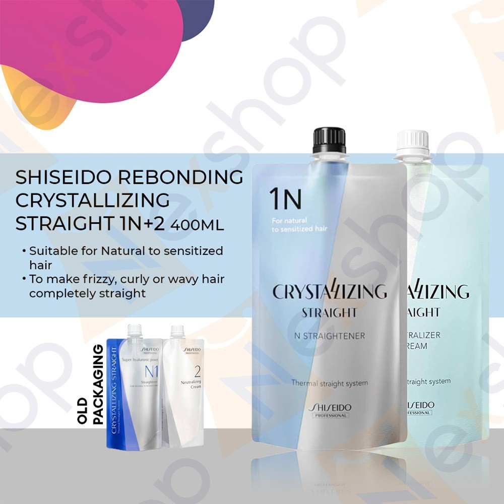 Shiseido Crystallizing Straight For Fine or Tinted Hair & Neutralizer Set – N1+2
