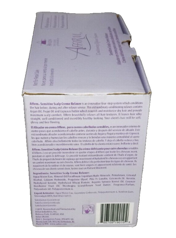 Avlon Affirm Conditioning Relaxer System Scalp Creme 4 Single Applications