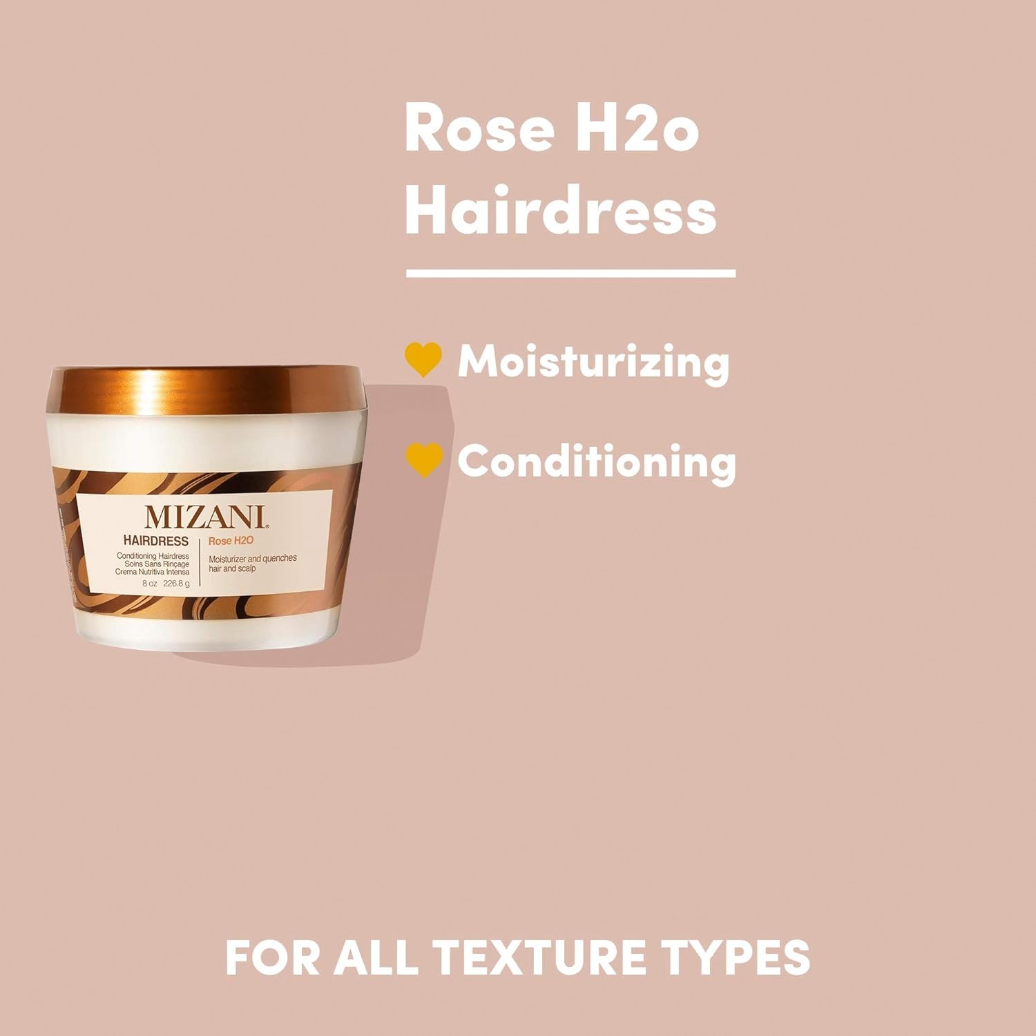 Mizani Hairdress Rose H2O Scalp Relief Treatment All Hair Types