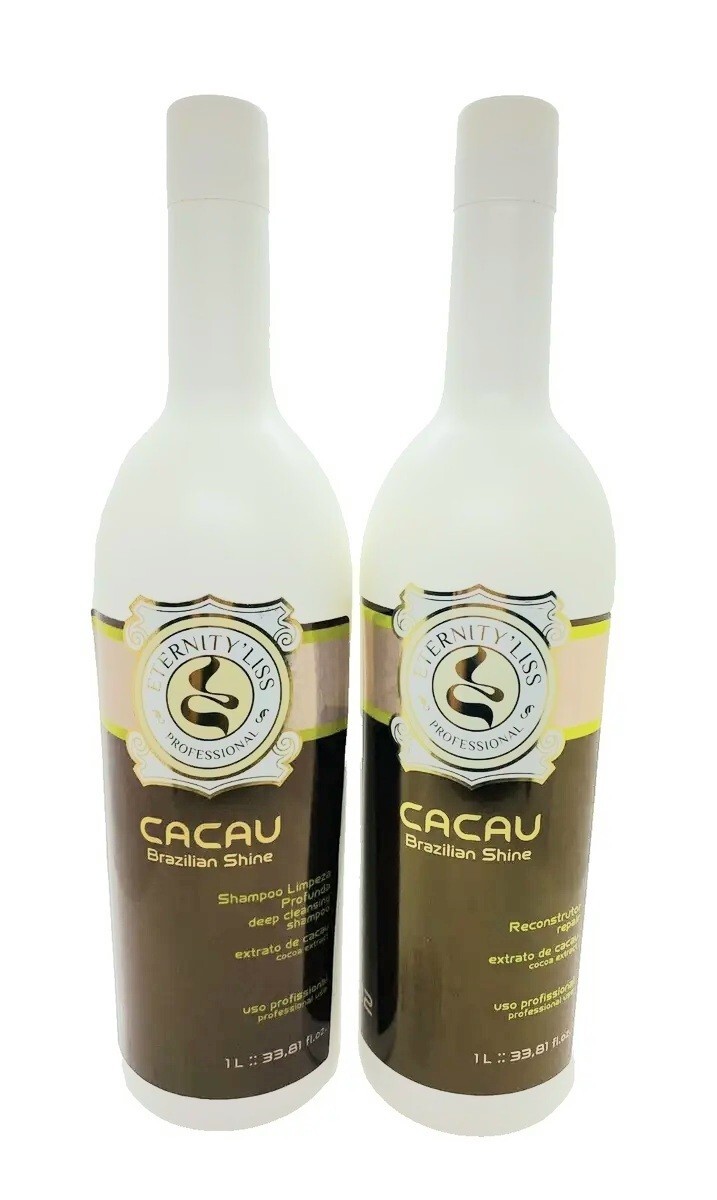 ETERNITY LISS – BRAZILIAN SHINE HAIR TREATMENT KIT COCOA KERATIN 2X1L/34 Oz