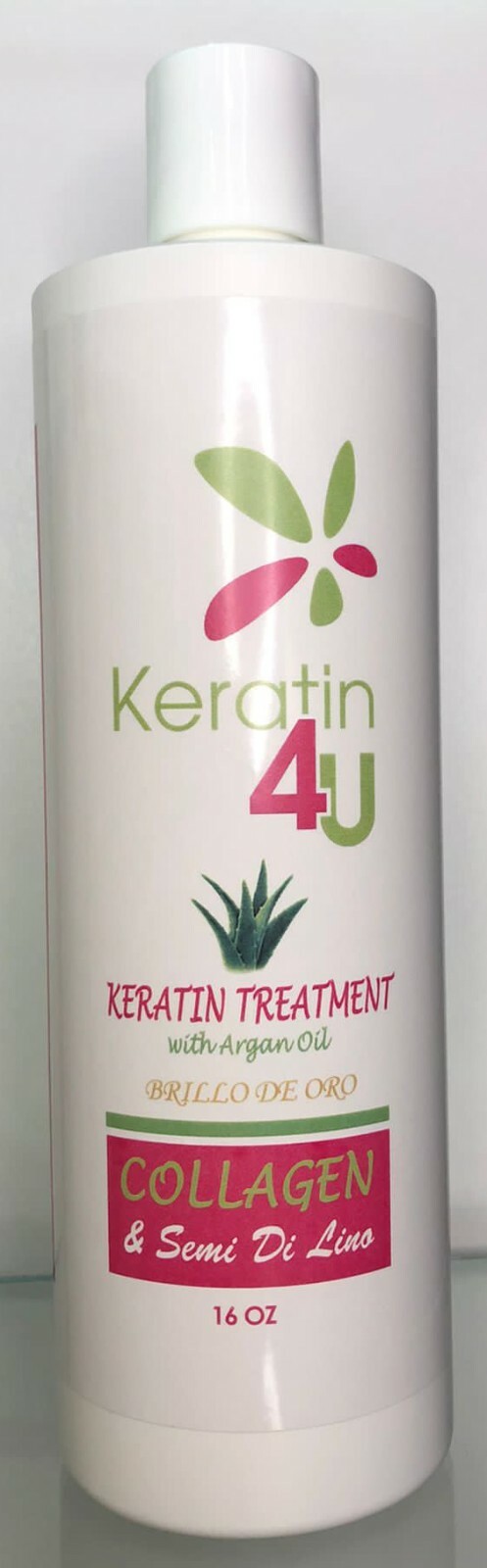 KERATIN 4U Keratin Treatment With Argan Oil 16 Oz