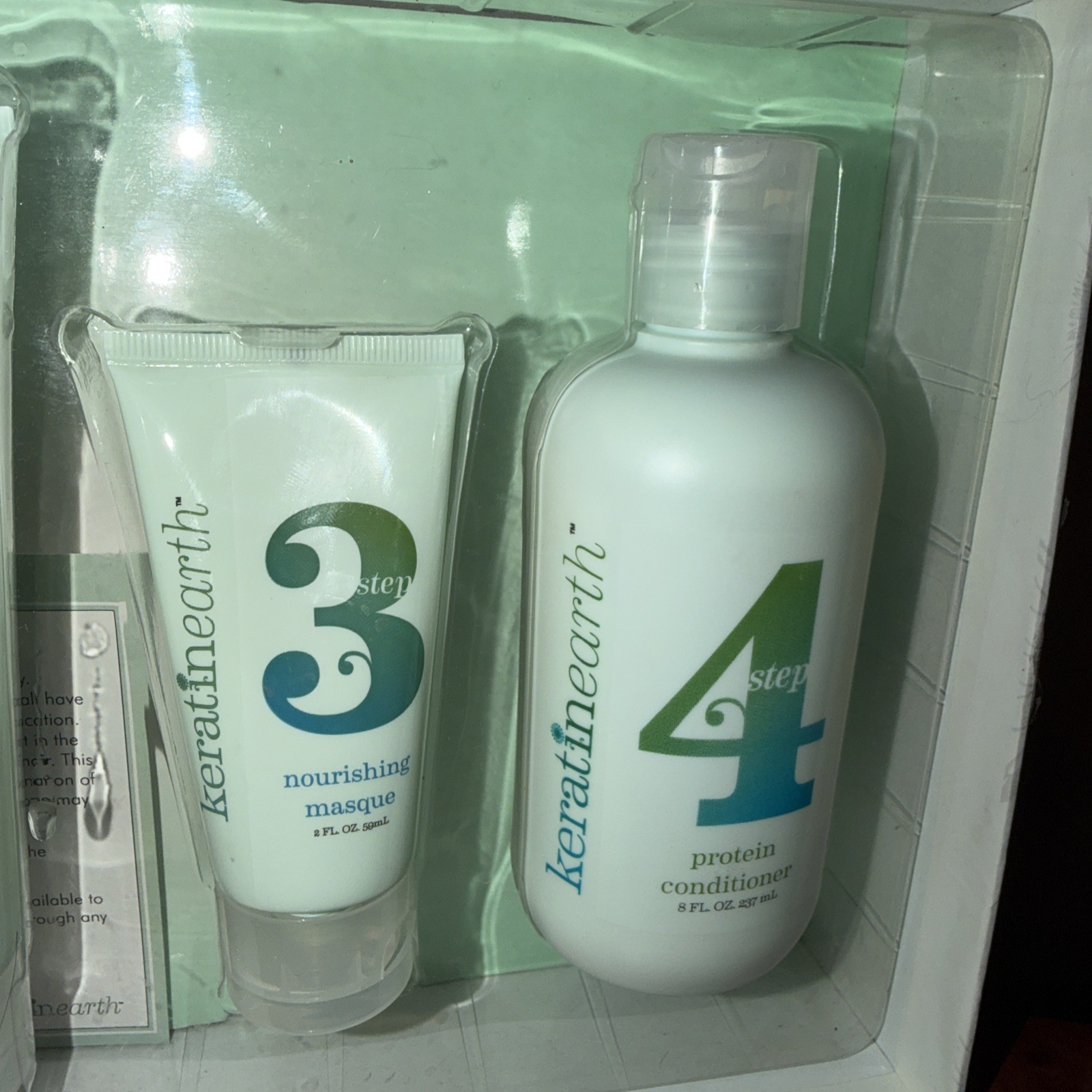 Keratin Earth 4 Step Hair Straightening Smoothing Treatment System Sealed w/Box