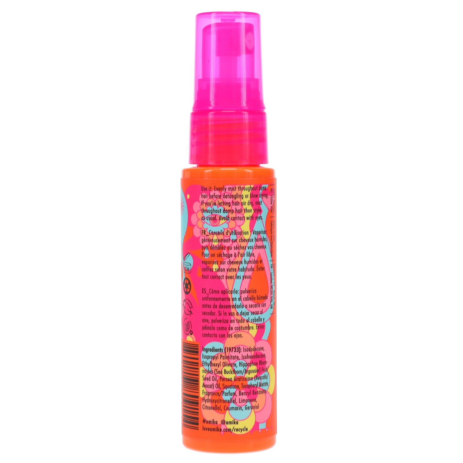 Amika The Wizard Silicone-Free Detangling Primer 1 oz 2 Pack