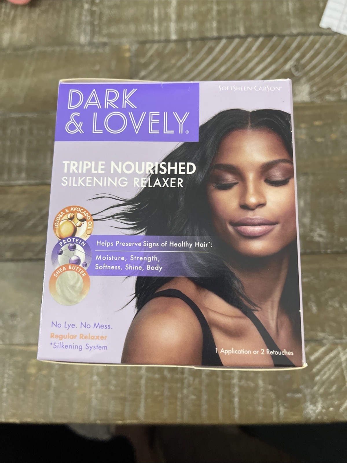 Dark And Lovely Triple Nourished Silkening Relaxer