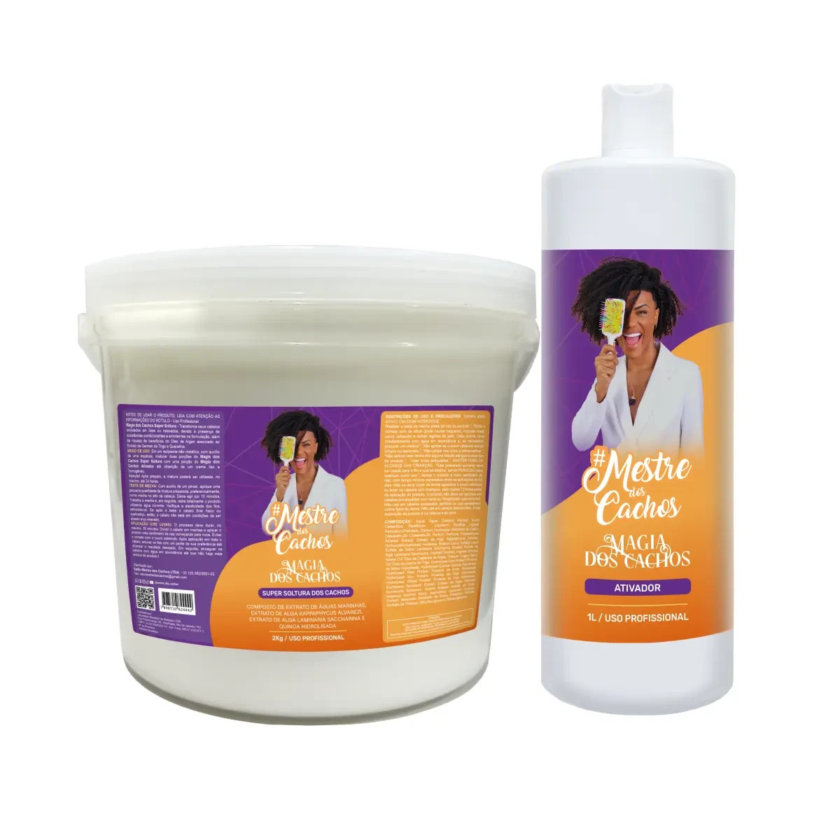 Kit Soltura – Magic of Curls / Loção Ativadora 1L + Creme Super Soltura 2Kg