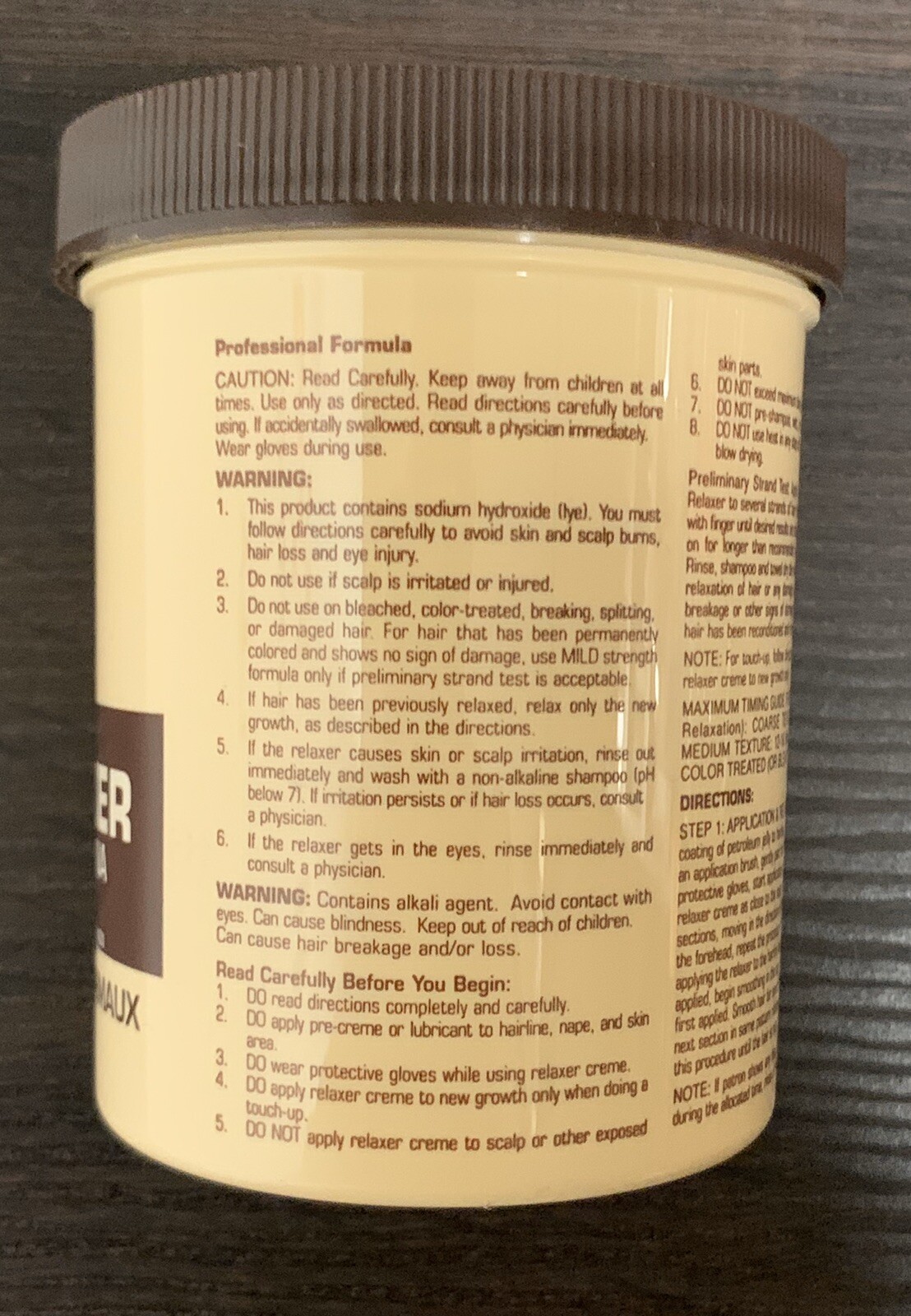 3} TCB Hair Relazer With Protein Regular / Cheveux Normaux Professional Formula