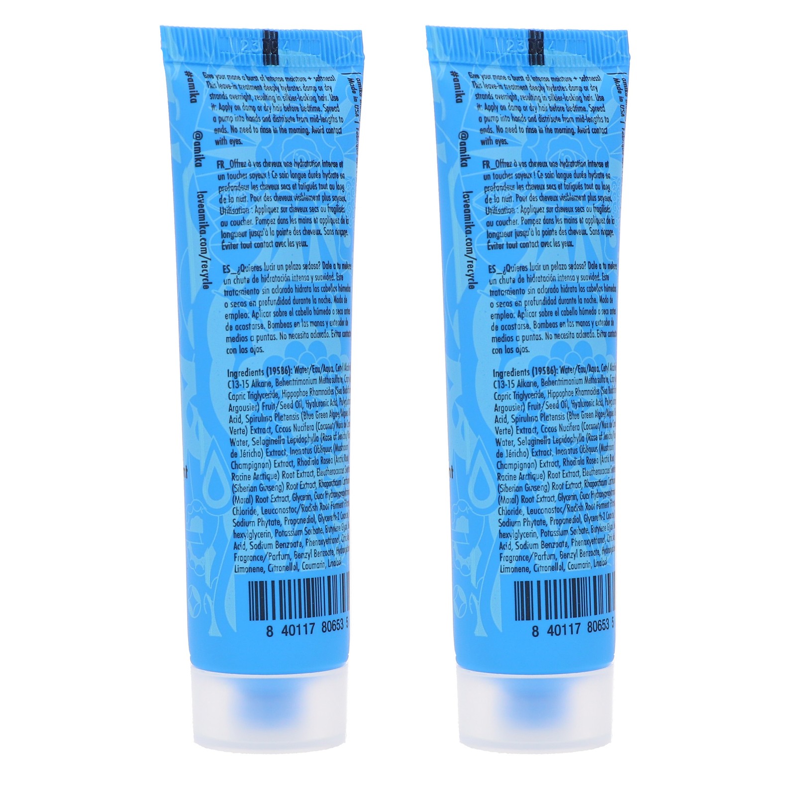 Amika Dream Routine Overnight Hydration Treatment 1 oz 2 Pack