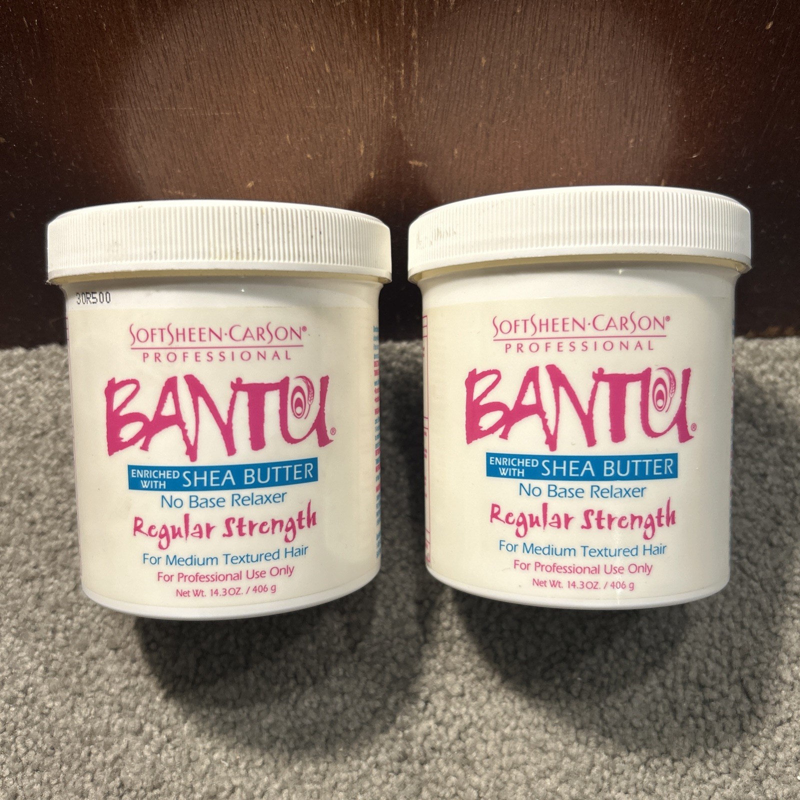 X2 SoftSheen Carson Bantu No Base Relaxer Regular Strength Shea Butter 14.3oz